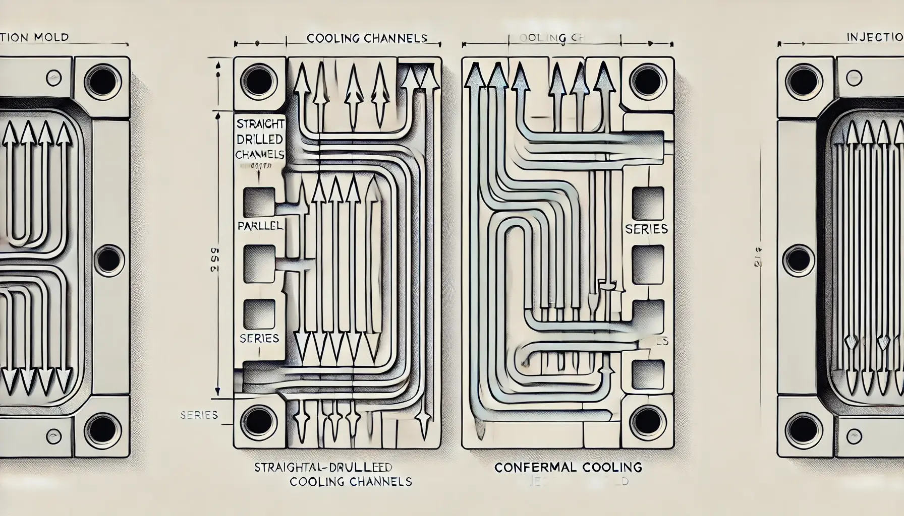 cooling channels in injection molding - aim processing